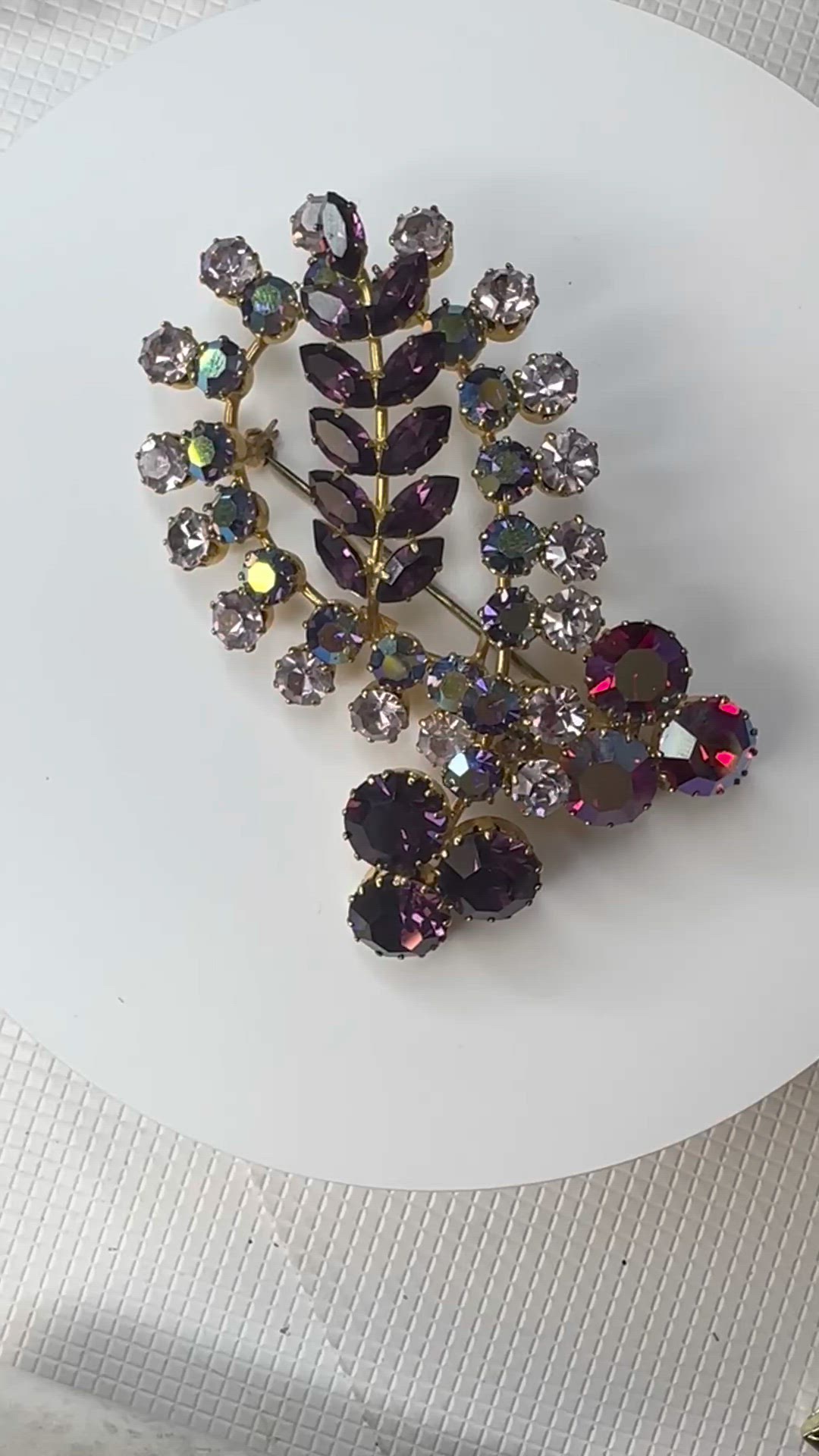 Vintage Austria Brooch  Signed